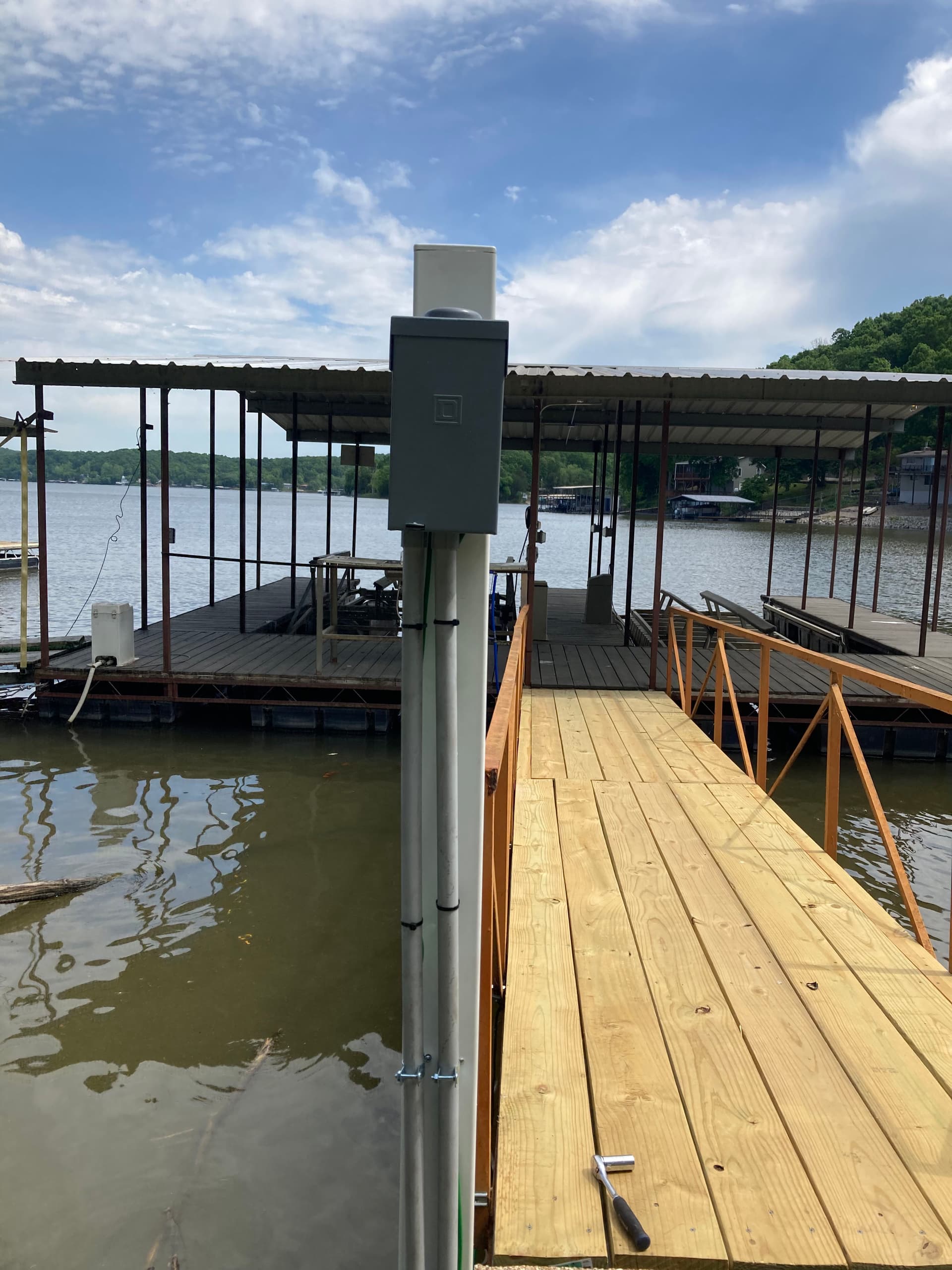 Dock Electrical Torn Out and Rewired From the Ground Up image