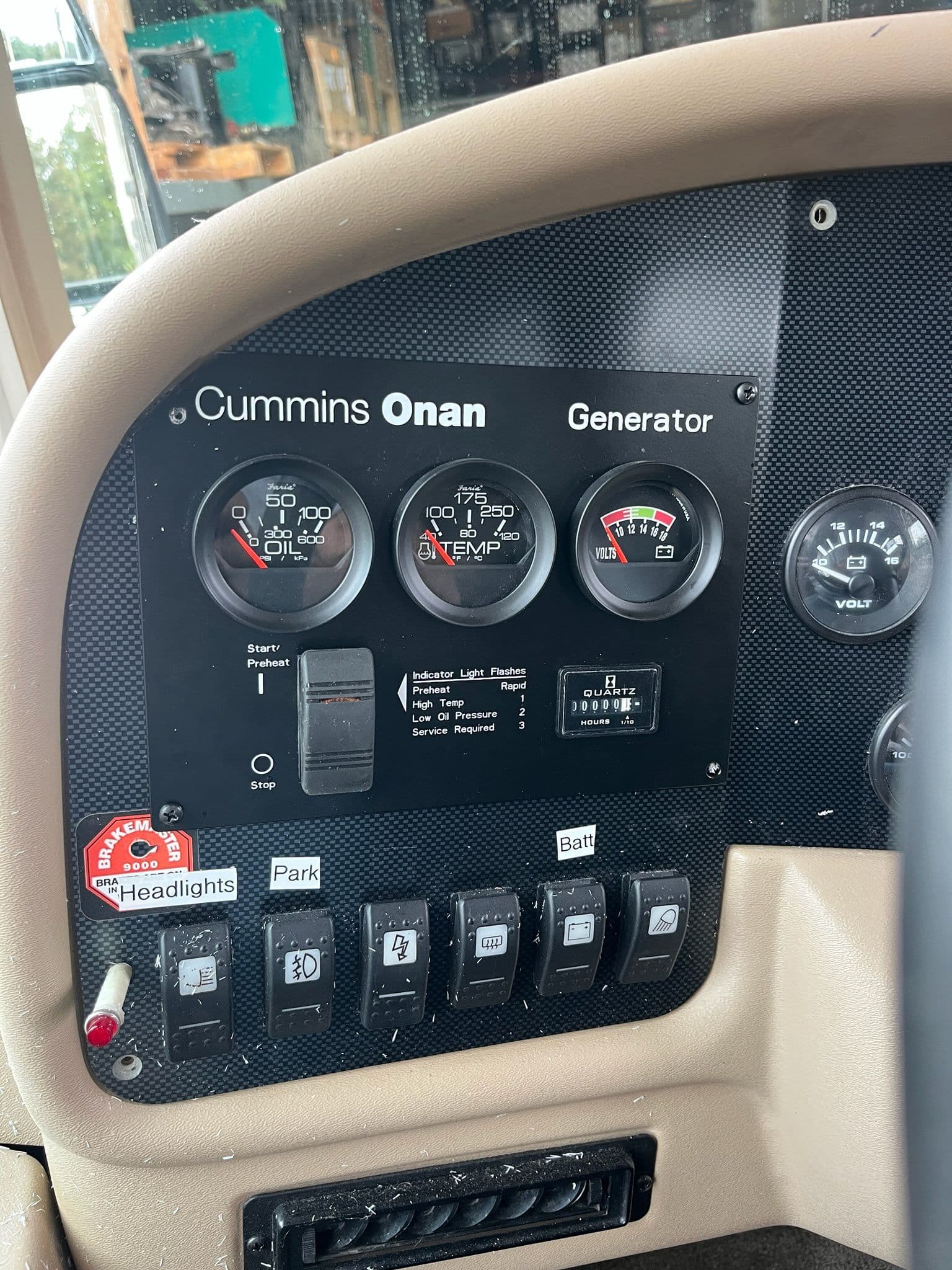 Custom Gauge Installation for Optimized Generator Performance image