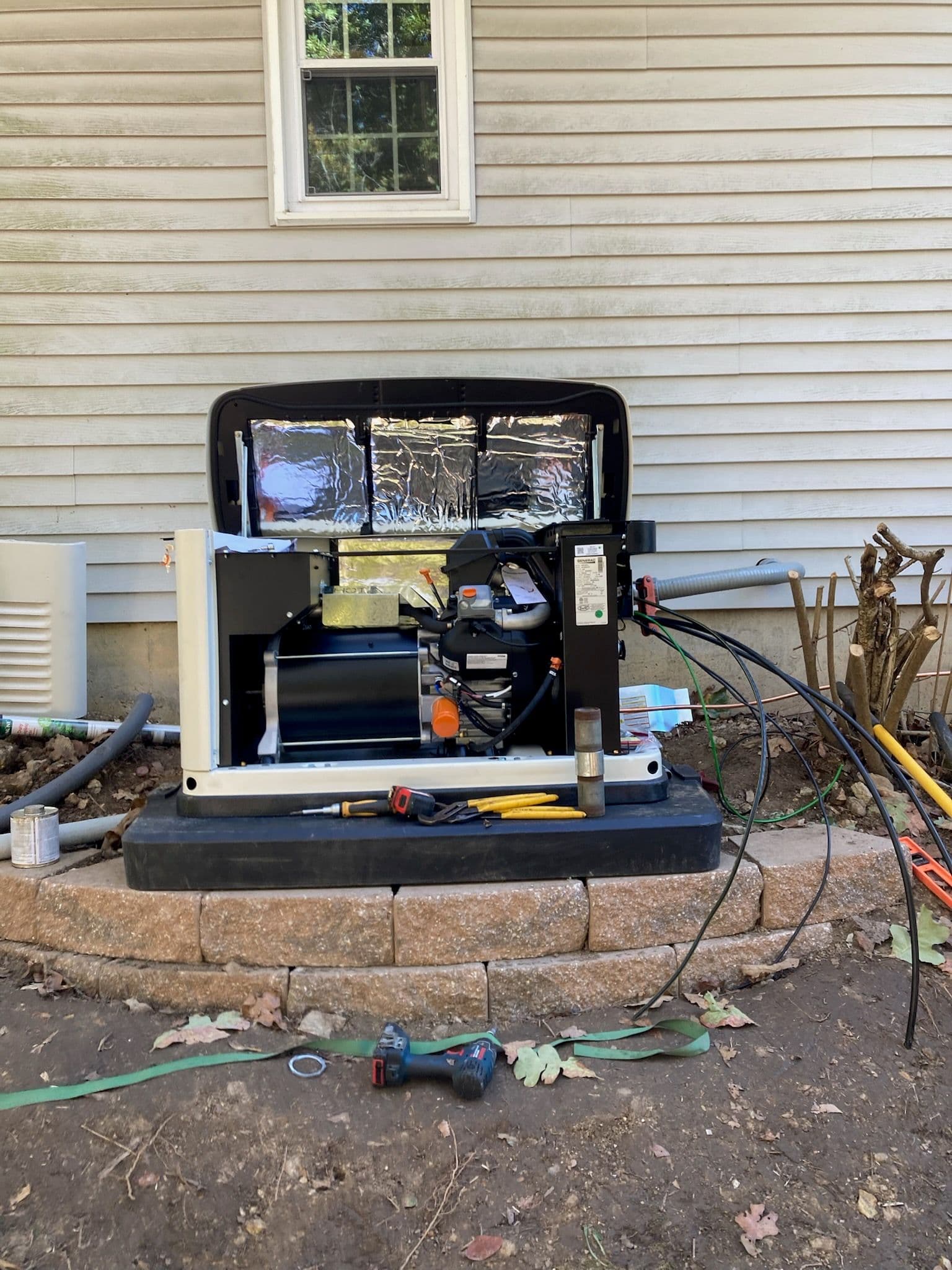 Project Generac 26kW Backup Generator Installation image