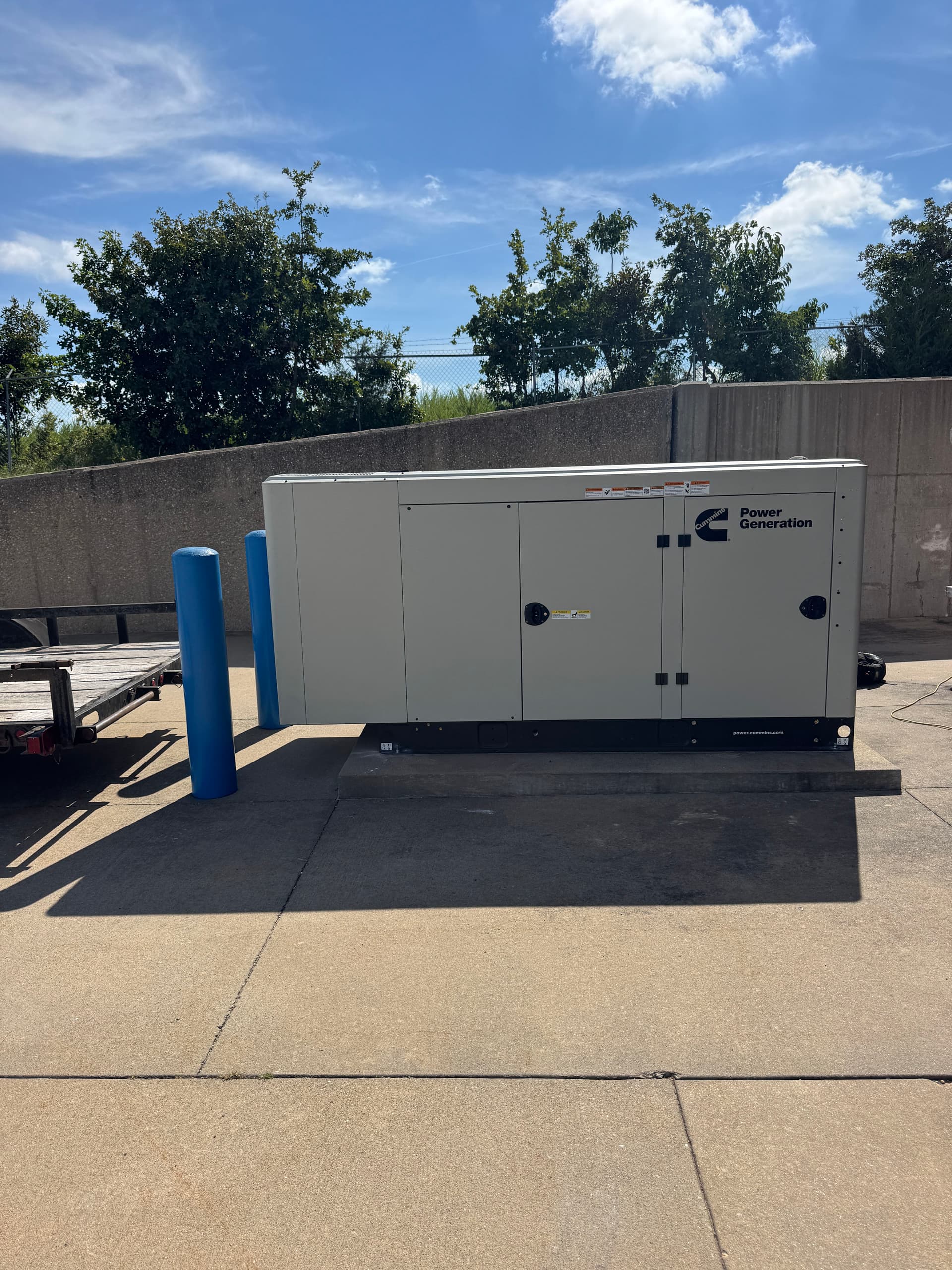 Fresh Cummins Generator Install Ready to Deliver Backup Power image
